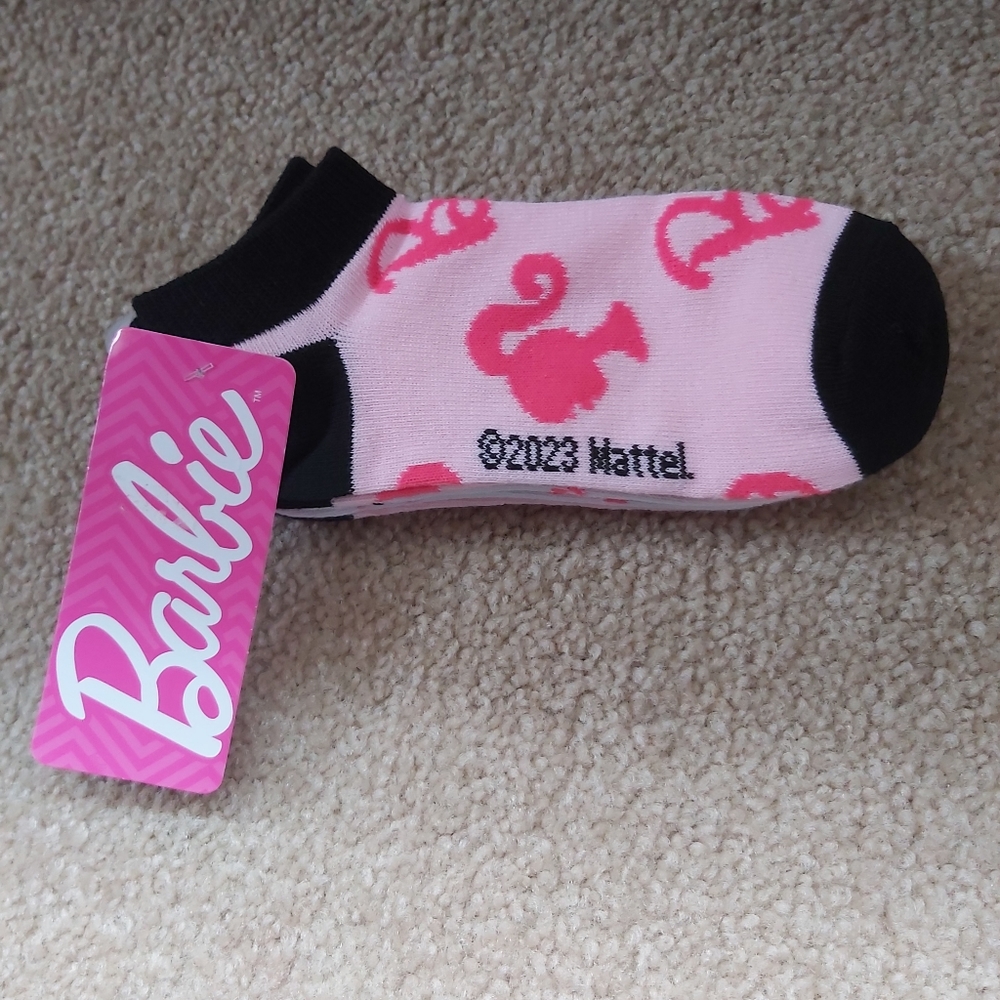 Girl's Barbie Low Cut Ankle Socks